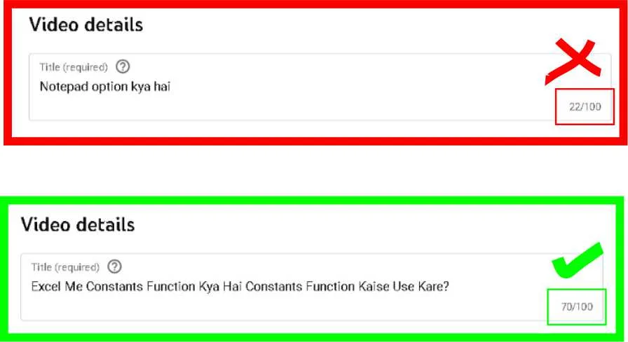 YouTube Video Title कैसे डालना चाहिए जो एक SEO Friendly हो? 2 YouTube Video Title कैसे डालना चाहिए