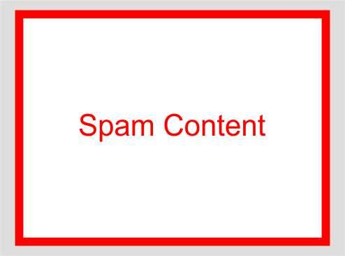 Spam Content